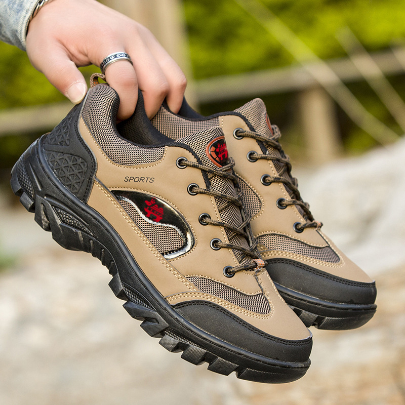 Large Size Men's Shoes, Four-Season Outdoor Hiking Shoes, Running Sneakers, Casual Men's Shoes, Breathable Mesh Work Safety Shoes