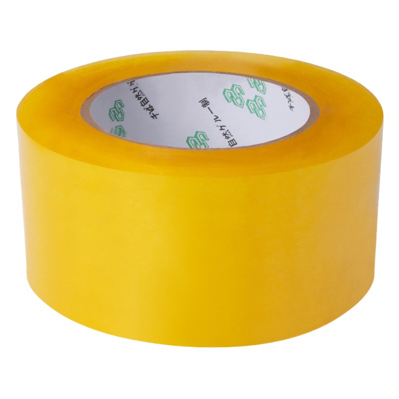 Transparent Tape 4.5cm Express Packaging Sealing Packaging Tape Large Roll Tape Beige Sealing Tape Whole Box Batch