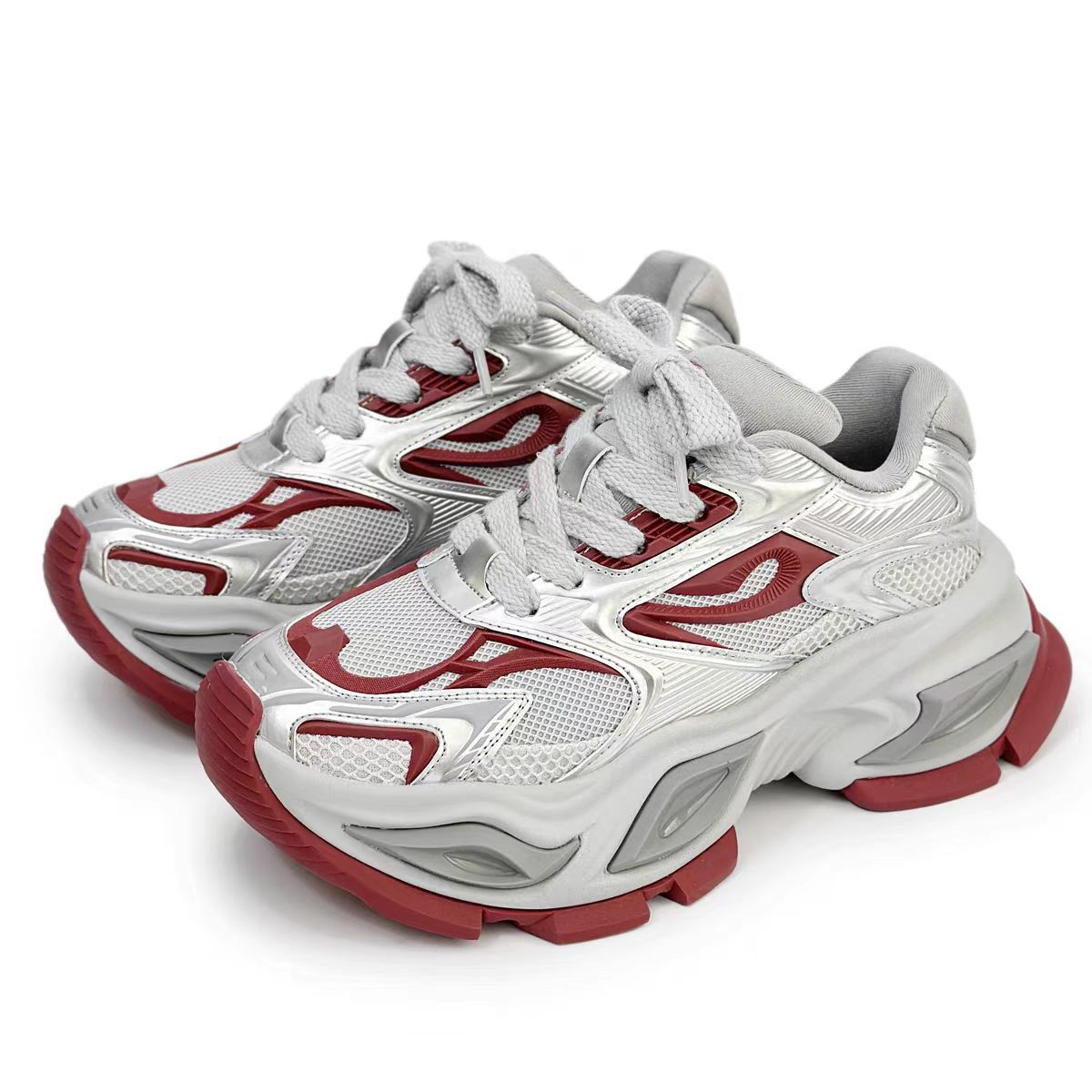 Different Pupil Cat-Eye Shoes Sports Casual Shoes Women's New All-Match Men's Shoes Breathable Heightening Couple's Torre Shoes Women's 2024 Shoes