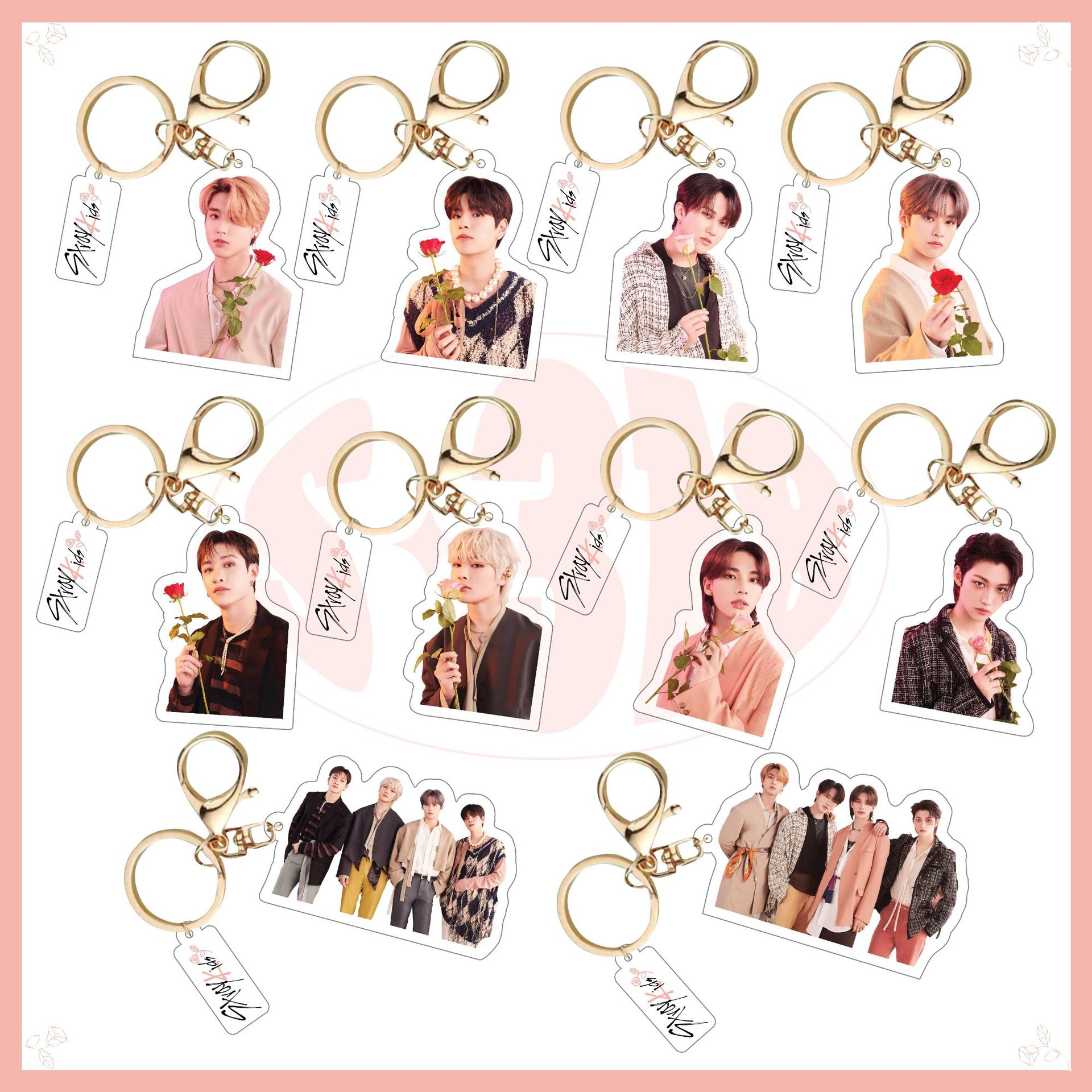 Stray kids New Album (S-318) Acrylic Keychain Bag Pendant Accessories Star Week