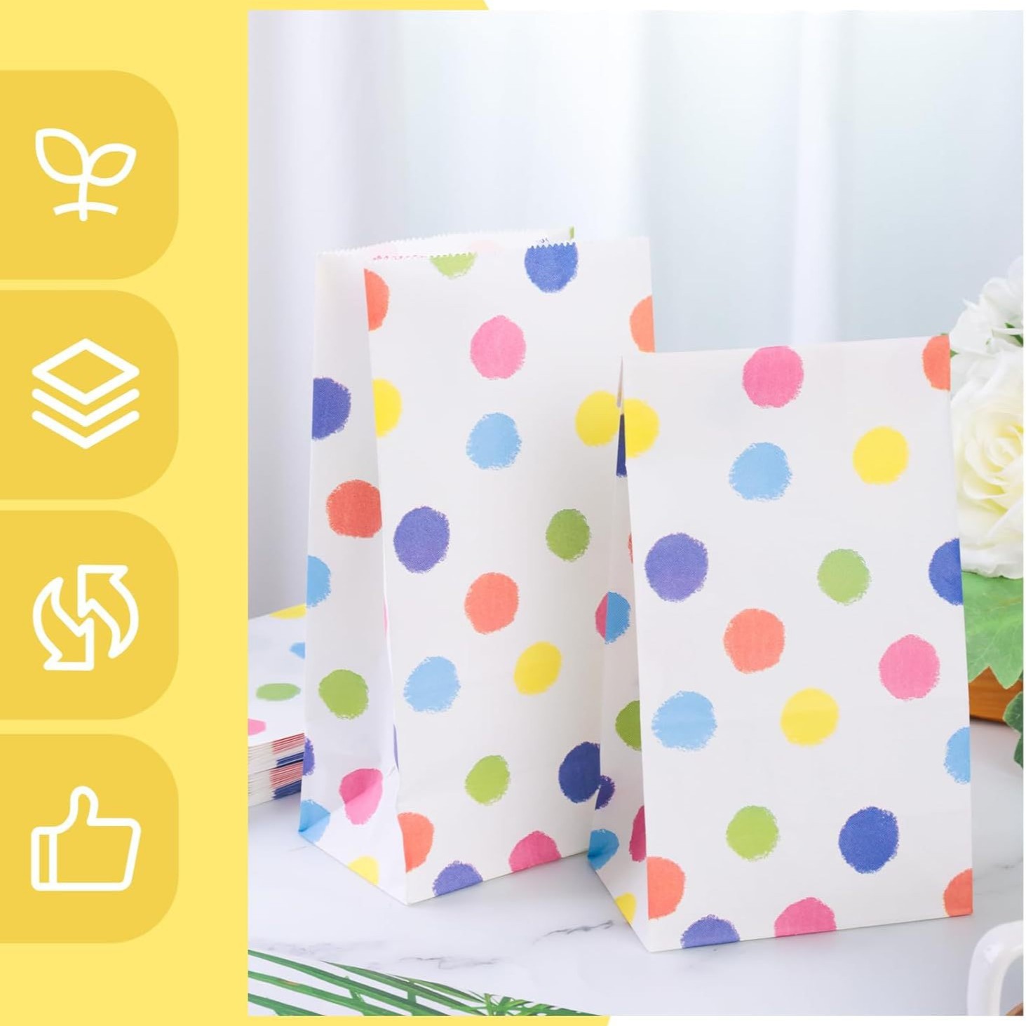 Wave point a 36 color net red handbag gift cross-border packaging wholesale kraft paper bag gift bag square bottom bag