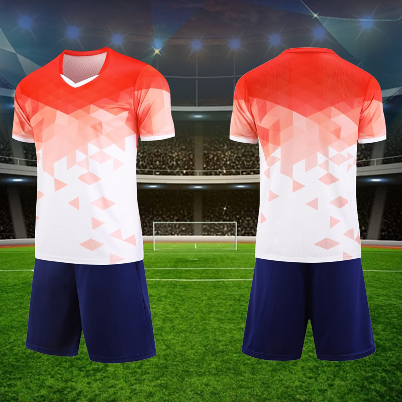 Children's Football Clothes suit Boys and Girls Set Z Summer Football Sports Clothing Team Clothes Training Clothes Football Jersey