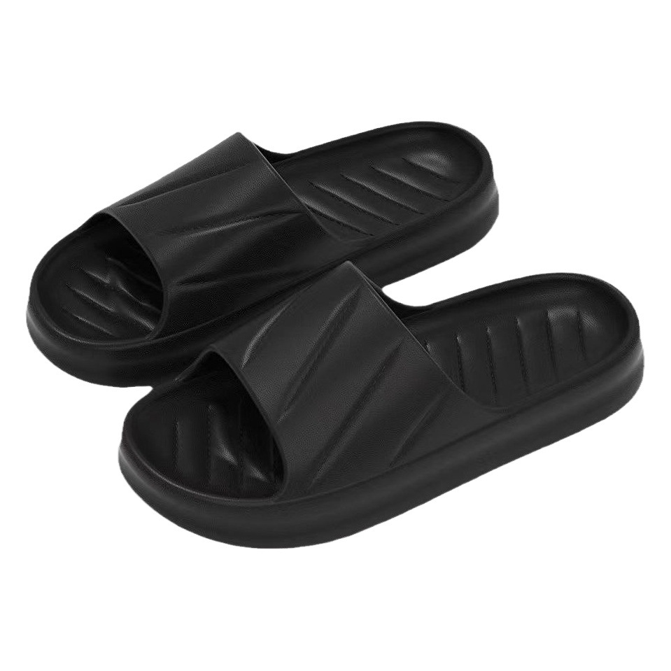 2025 New Style Women's Slippers Summer Slippers Men's Soft Bottom Indoor Bathroom Bath Non-slip Eva Couple