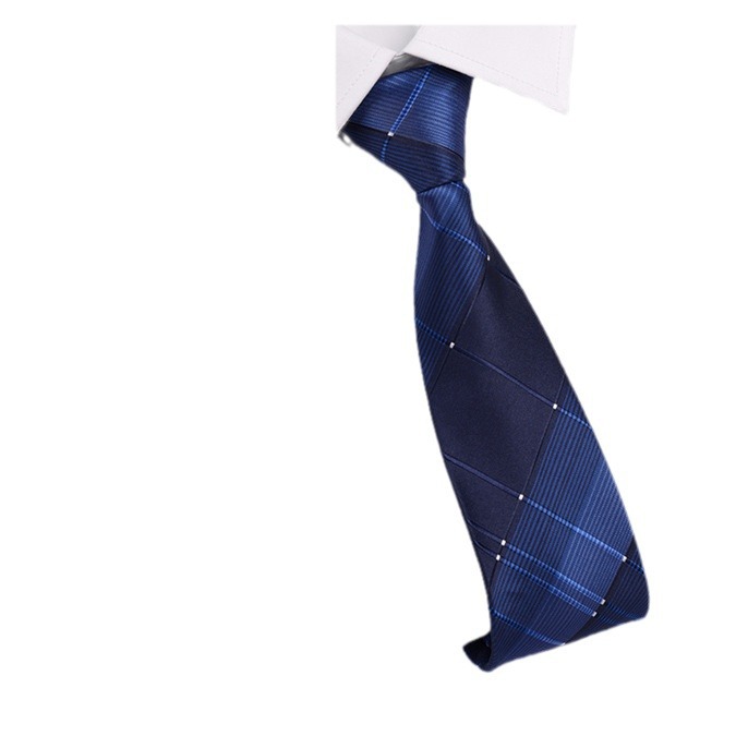 Picture of High-Quality Zipper Tie Men's Formal Business Groom Wedding 8cm Easy-To-Pull Convenient Lazy Boxed Short Style