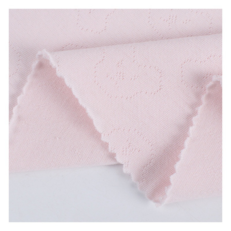 Picture of in stock Knitted Double-Layer Jacquard Unpadded Fabric Breathable Neonatal Monk Jompon Air Layer Fabric