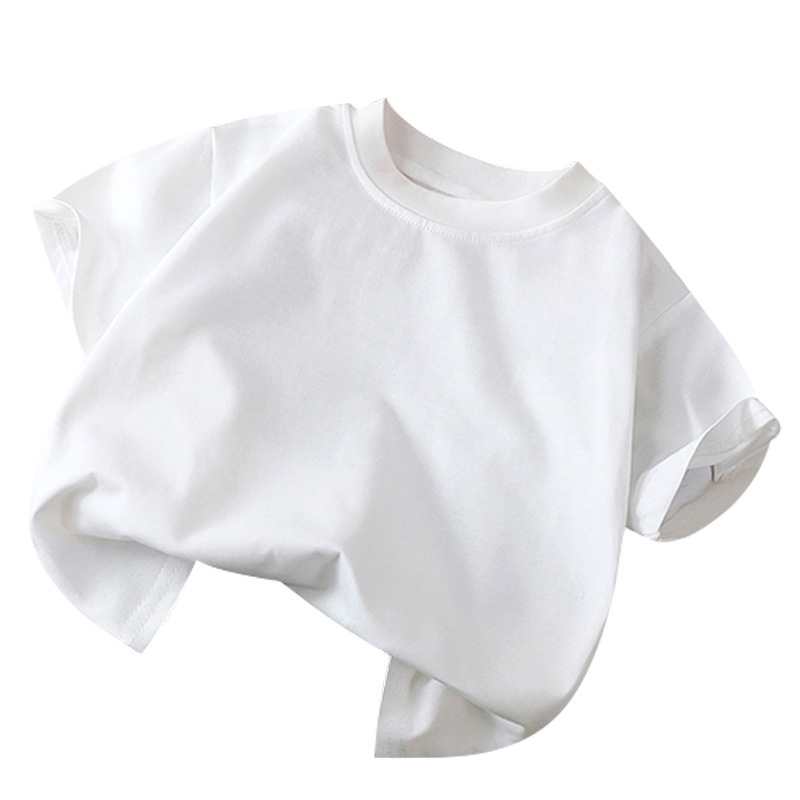 Picture of Children's Cotton Short-sleeved T-shirt Cotton Girl's Summer Wear New Style Boys' Top