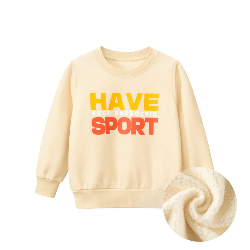 Picture of 27Kids Brand Kidsren's Clothing Boys' Sweatshirts Fleece-Lined Spring 2024 New Kidsren's Guard Baby Clothes One Piece Drop Shipping