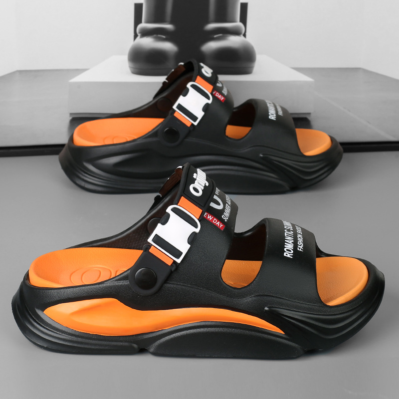 Sandals and slippers men's 2025 summer new leisure light outdoor sports beach wading couple beach slippers