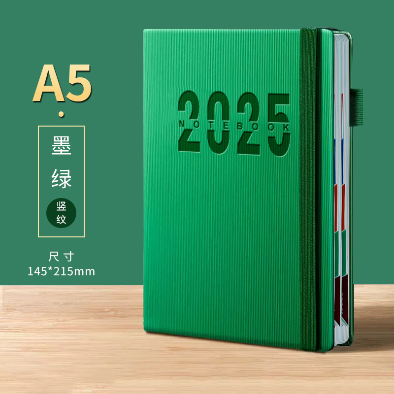 Picture of 2025 Schedule, 365-Day Daily Planner, One Page Per Day, Diary, Notepad, Time Management Notes
