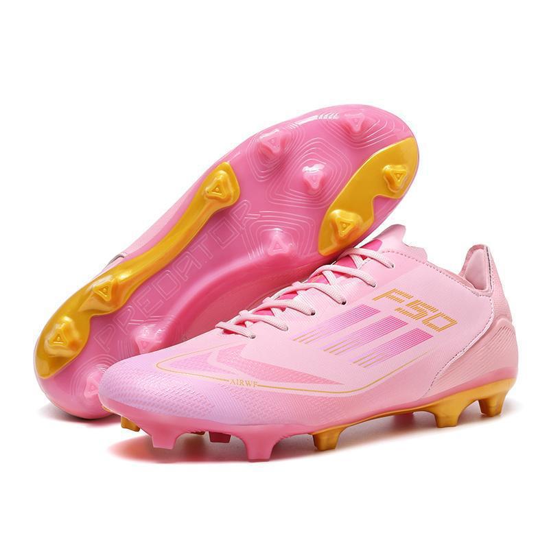 Cross-Border Export New F50 High-Top Football Shoes Long Spike Football Shoes Tf Broken Spike Training Shoes Football Men's Model