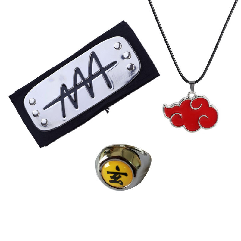 Picture of Anime Ninja Necklace Xiao Organization Skunk Zhu Ring Payne Zero Three Yu Nanqing Sentenced to Enduring Protection of Red Cloud Three-Piece Suit