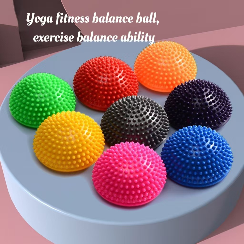 Durian Ball Children's Feelings Training Foot Semi-round Air Cushion Massage Foot Stone Balance Ball Crossing Stone Household Toys