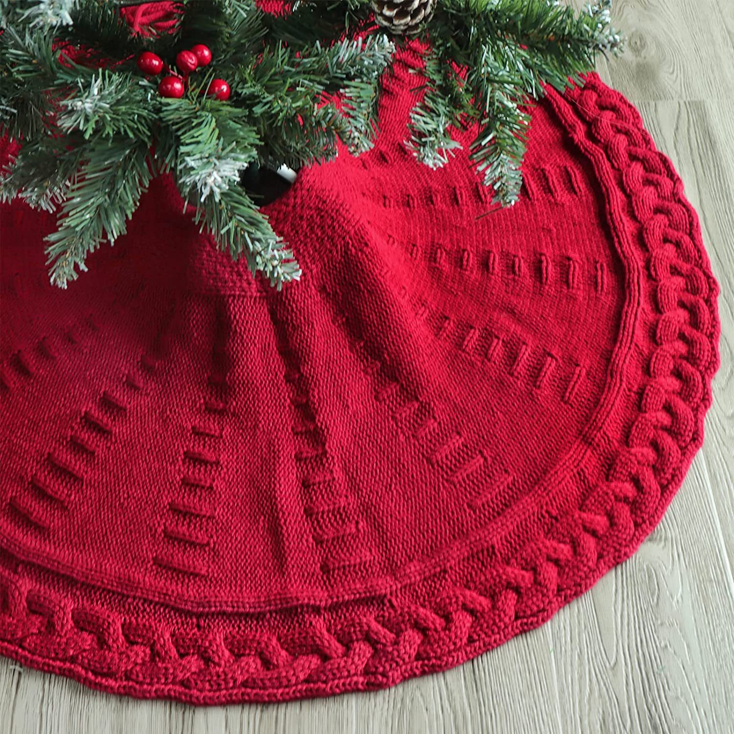 2025 New Christmas Tree Dress Knitted Tree Dress Apron Christmas Tree Decorations Christmas Gifts Home Decorations