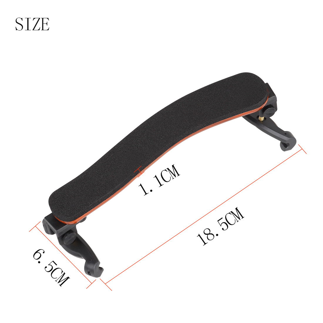 Picture of Violin Brown Wood Grain ABS Shoulder Pad Violin Shoulder Pad (4/4 4/3 Universal) Musical Instruments Wholesale