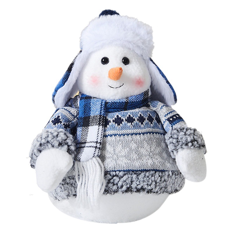 Santa Claus doll decoration decoration Christmas Eve Christmas elk gift practical snowman props jewelry