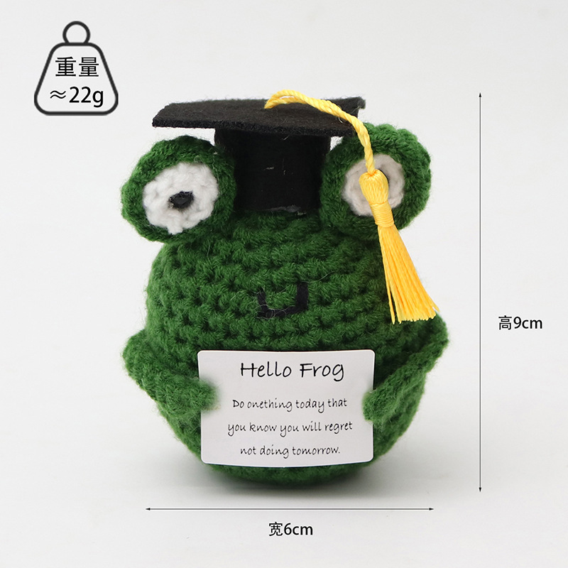 Picture of Cross-Border Hot-Selling Wool Crochet Positive Energy Potato Knitted Wool Cucumber Positive Energy Wool Crocheted Doll Finished Product