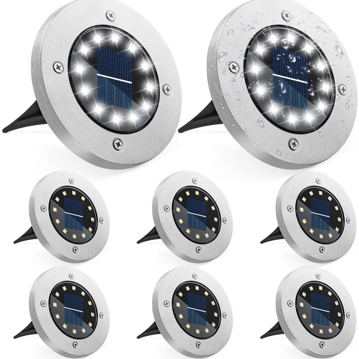 Cross-Border Solar Underground Lights, Outdoor Waterproof Lawn Lights, Villa Courtyard Lawn Lights, Waterproof Landscape Lights, Floor Lights