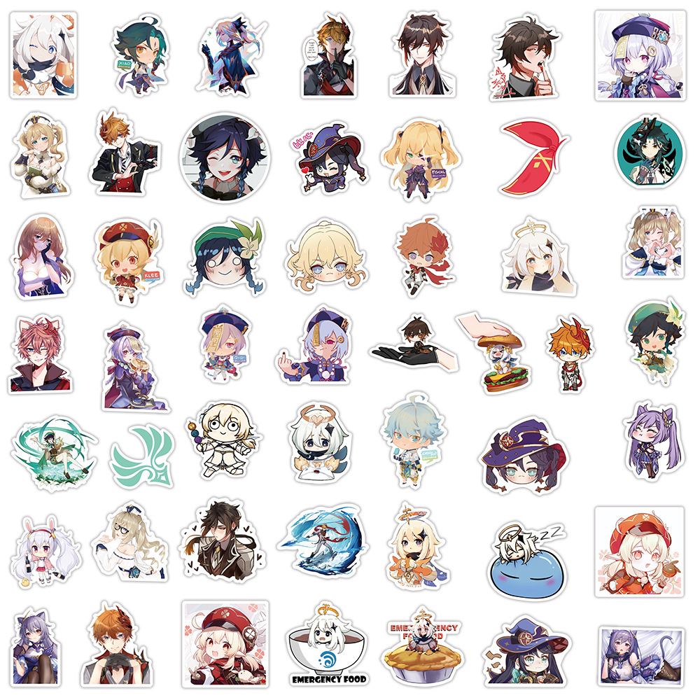 Picture of 50 New Original God graffiti stickers electric car bicycle water cup computer notebook electric car stickers stickers