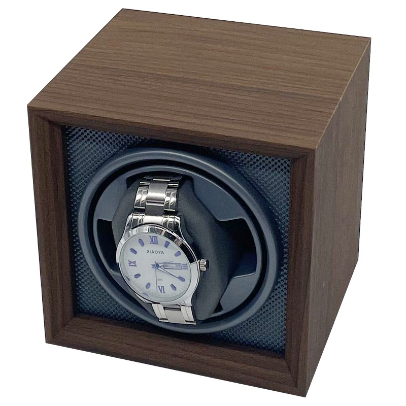 Picture of In-Stock Fully Intelligent High-End Leather 3-Slot Automatic Mechanical Watch Winder Active Silent Electric Watch Box