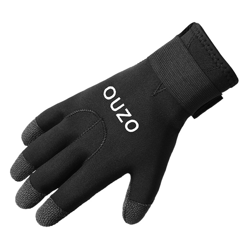 3mm Kevlar Diving Gloves Wear-resistant Anti-prick Anti-cut Fish Gloves CR Fishing and Hunting Gloves Warm Cold-proof Gloves