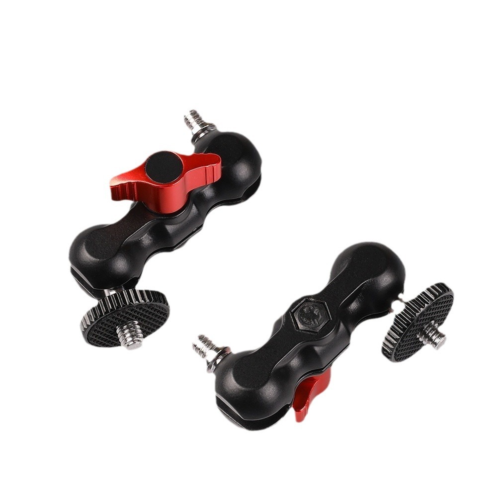 Picture of Small magic hand bracket double head screw connection strange hand magic arm bracket flash pea clip pea pod