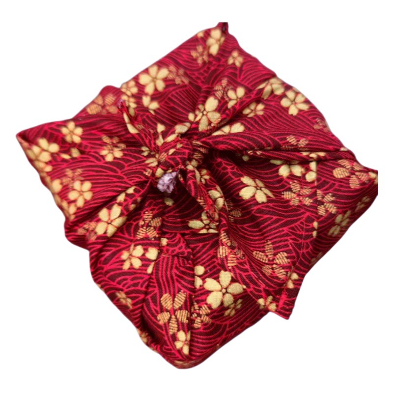 Wind Cherry Blossom Wind Lu Fu Wedding Accompanying Gift Wrap Sushi Zongzi Gift Box Wrapping Cloth Spot Supply