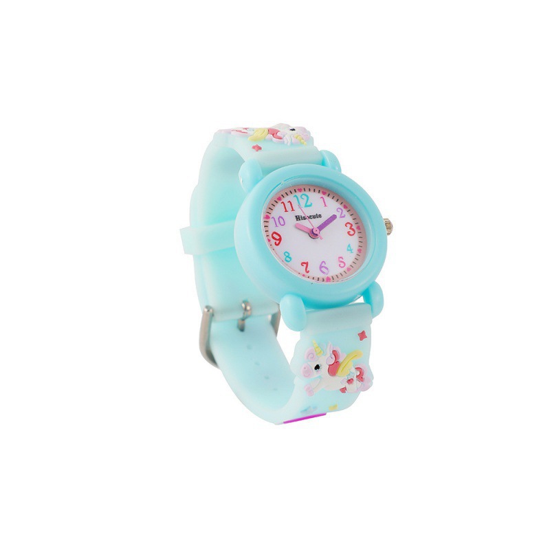 Picture of 2024 New Cartoon Children Unicorn Watch Cute Girl Electronic Watch Student Quartz Watch Prizes Gift