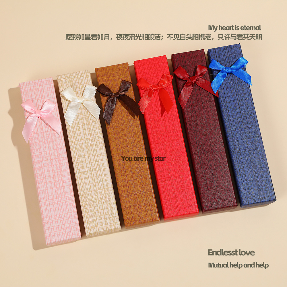 Little Red Book Hot Push ~ Mother's Day Hairpin Gift Box for Mother's Love Necklace Bracelet Gift Box Bow Jewelry Box