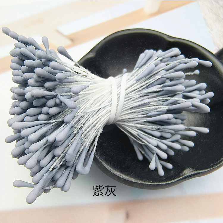 Picture of Wholesale Korean Style Handmade DIY Hair Accessories High Simulation Flower Stamens Material 2mm Matte Round Match Head Flower Heart Flower Stamens