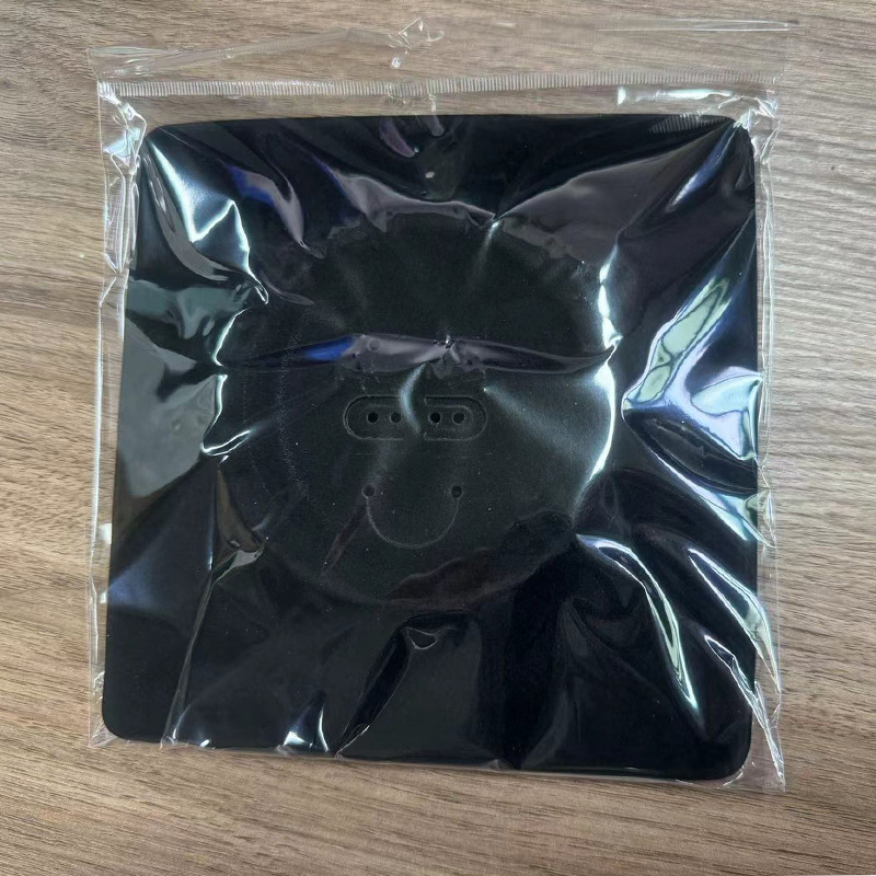 High-End Black Velvet Set Chain Packaging Necklace and Earring Set Packaging Single Packaging