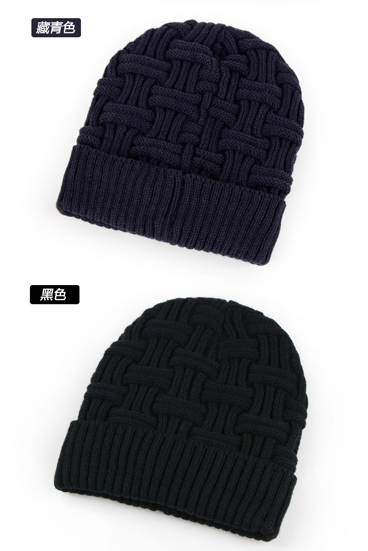 Korean style Foreign trade new ski hat for men and women outdoor autumn and winter thickened velvet warm knitted hat