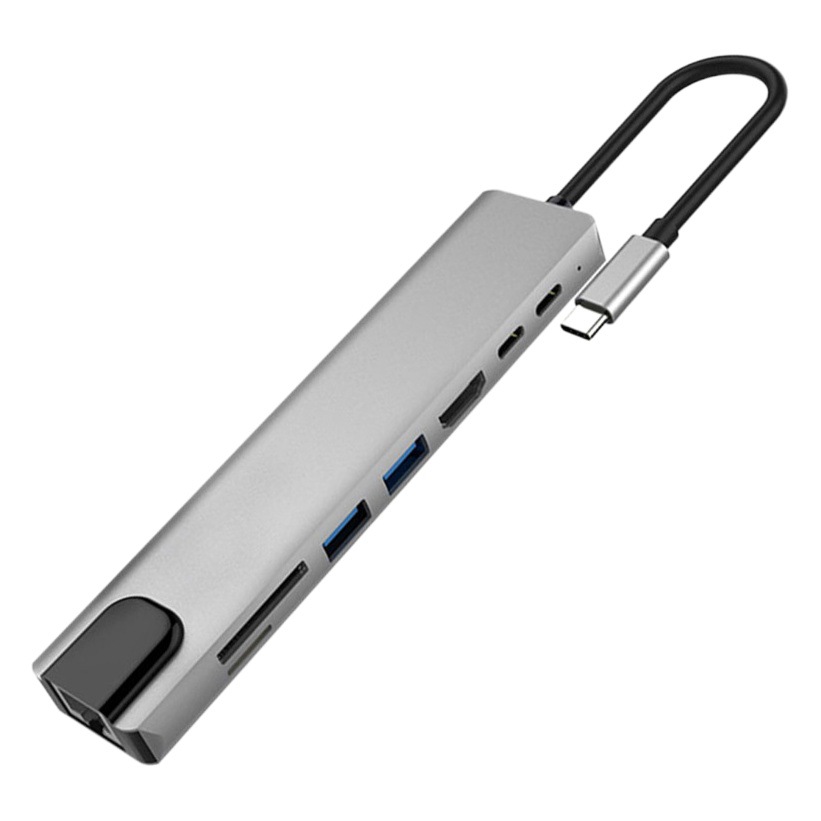 Picture of Type c eight-in-one expansion dock USB-C to HDMI4k30hz USB3.0PD card reader multi-function converter