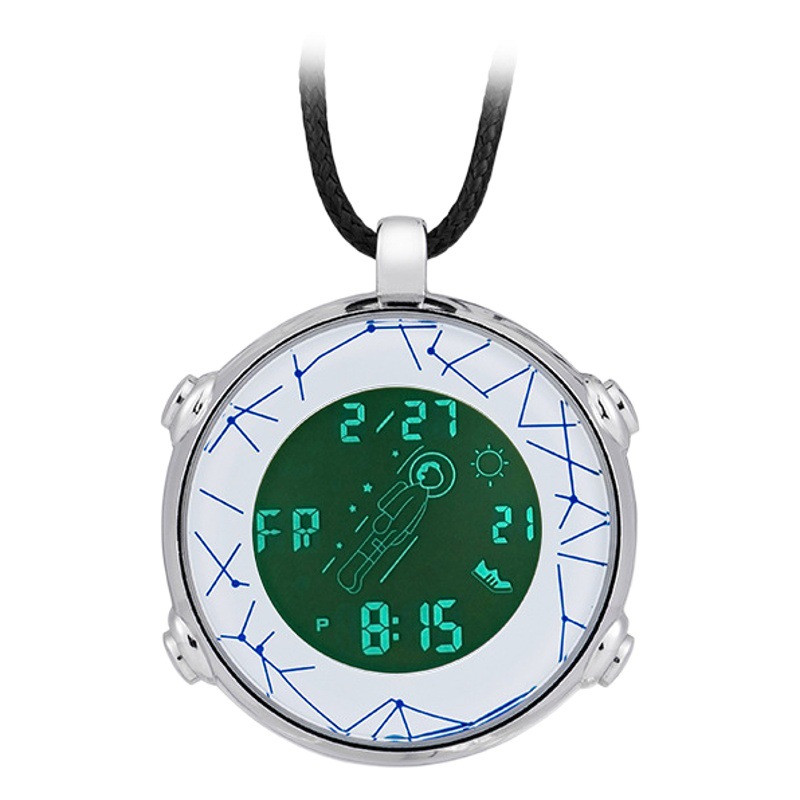 Simple electronic watch in stock wholesale fluorescent night display watch cartoon pattern clothing accessories electronic pocket watch