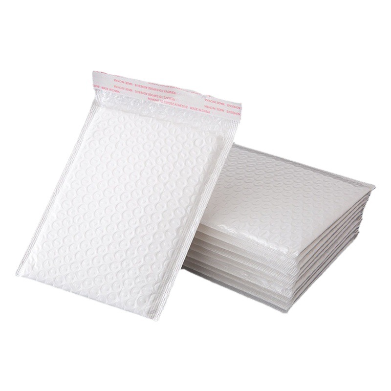 Composite Pearlescent Film Bubble Bag Thickened White Clothing Express Packing Bag Waterproof Shockproof Bubble Envelope Bubble