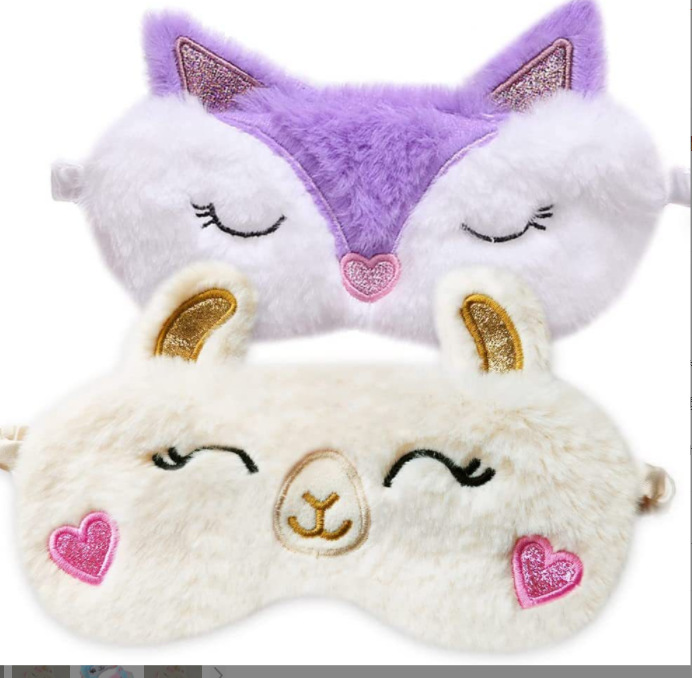 Picture of Japanese-Style Soft and Adorable Penguin Eye Mask, Plush Breathable Cotton, Cute Cartoon Design, Light-Blocking, Eye Protection for Men, Women, and Children