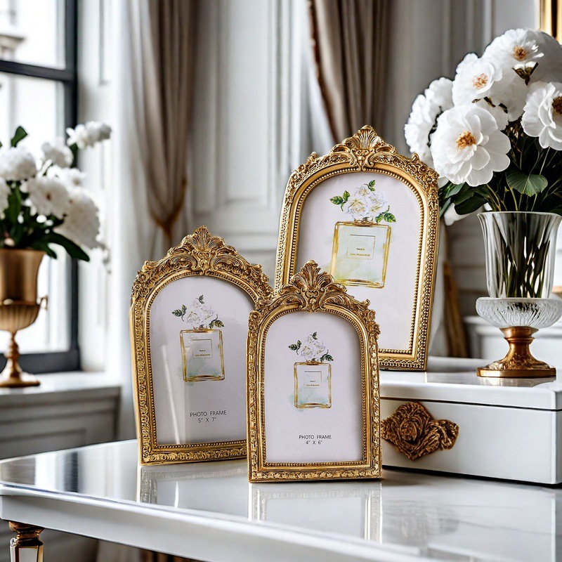 Photo Frame Decorations, Hanging Paintings, Sofa Bedroom Decorations, Handmade Living Room Table Decorations, Retro Waterproof Bedside Decorations