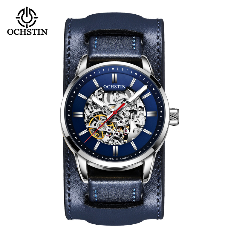 Fashion men's watch automatic mechanical watch hollow design waterproof mechanical watch a generation of hair