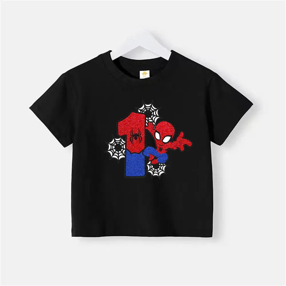 Picture of Cross-border foreign trade children's clothing fashion short-sleeved T-shirt 2025 summer new cuhk children's casual round neck T-shirt