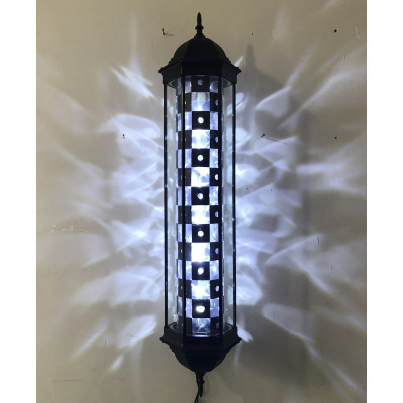 Picture of Barber shop small turn light perm foreign trade turn light barber shop brighten simple mold palace lamp light box factory maintenance