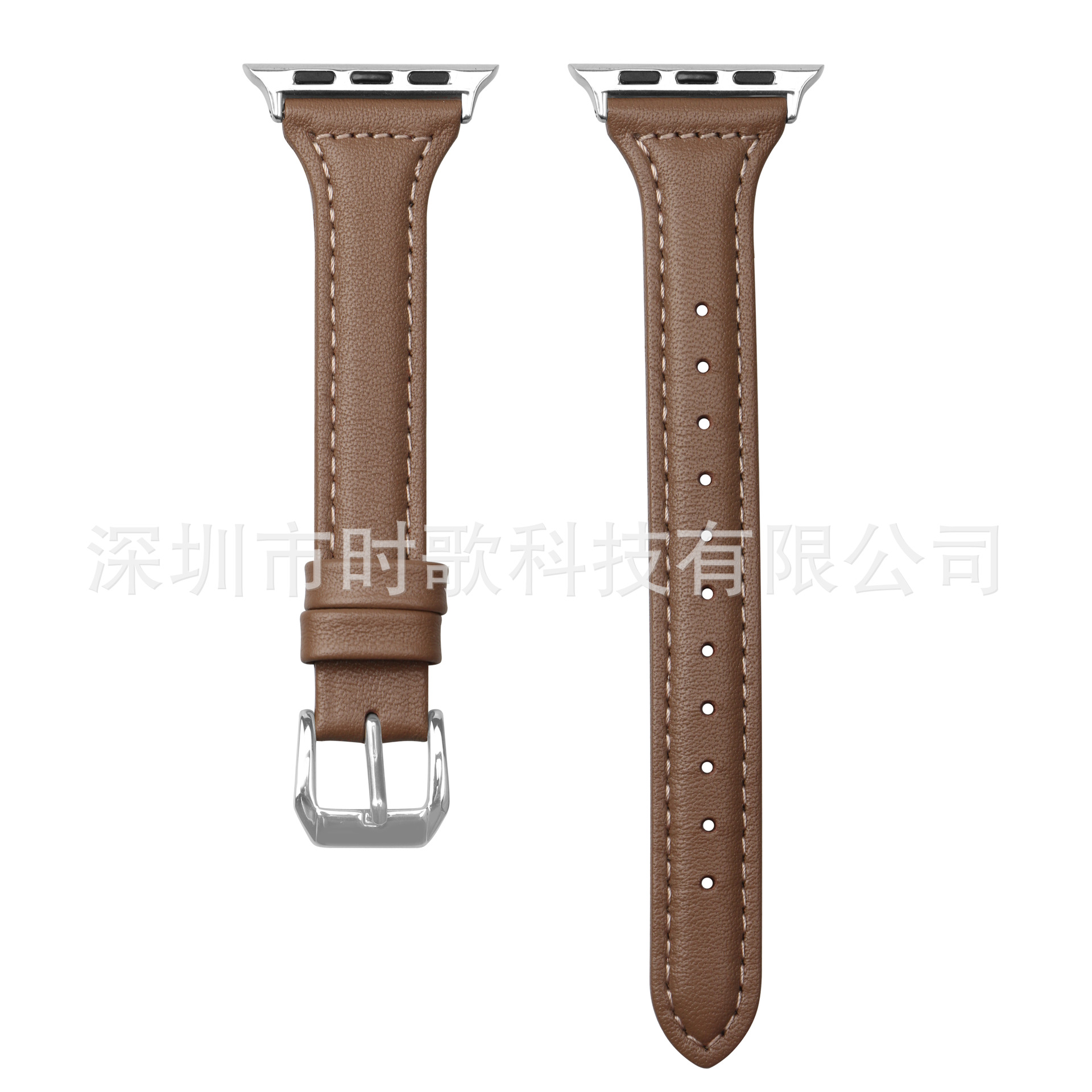 Picture of Suitable for Apple Watch Strap Leather Small Waist appleiwatchs1098765ultra Thin Strap Autumn and Winter