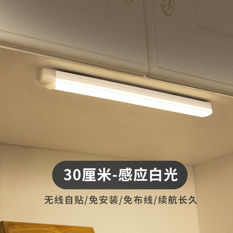 Picture of Led Human Body Sensor Lamp Wireless Magnetic Wine Cabinet Wardrobe Charging Strip Smart Cabinet Night Light Factory Cross-Border