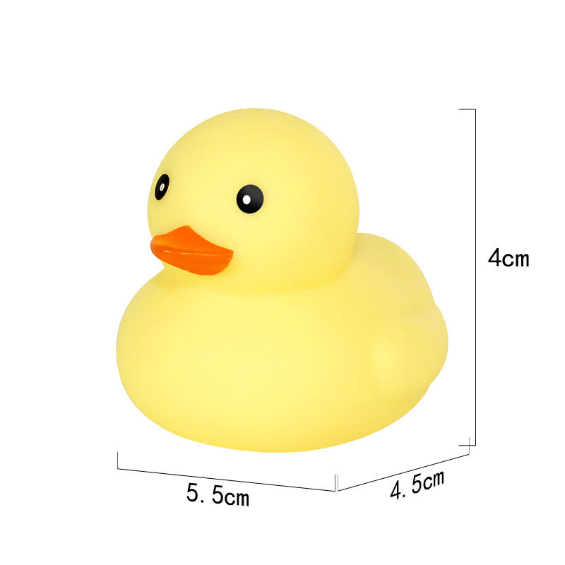 Picture of Hong Kong Version of Little Duck Toy Baby Bath and Water No. 8 Little Yellow Duck Toy Kidsren's Educational Pinch and Call
