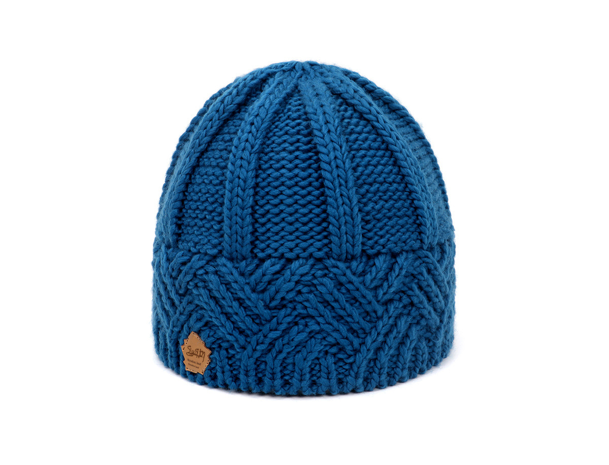 Picture of Cross-border New European and American Retro Style Diamond Plaid Thick Needle Wool Knitted Hat Men's and Women's Fashion Autumn and Winter Wool Hat