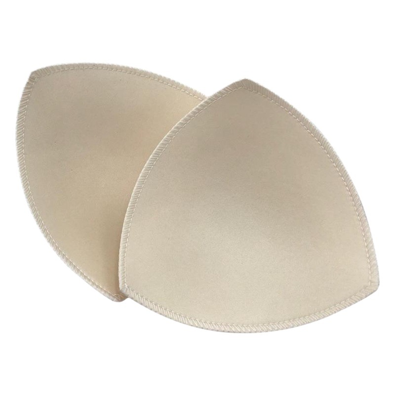 Factory spot triangular sponge breast pad suspenders sexy underwear thin sponge breast pad machine washable lock edge mold Cup
