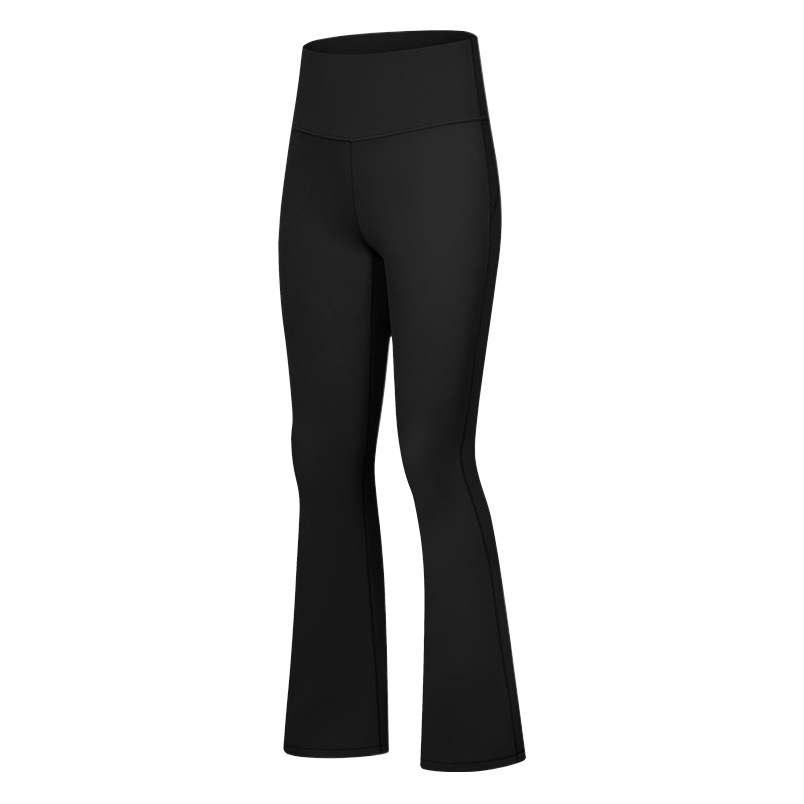 Groove Micro-flared Pants Women's High Waist Hip Lifting Fitness Casual All-match Stretch Naked Outer Wear Thin Yoga Pants Women