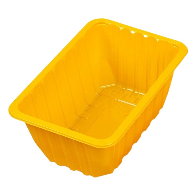 Disposable Tray Pp Rectangular Box Modified Atmosphere Packaging Box for Fresh Chicken and Duck Whole Fresh-Keeping Packaging Box for Fresh Food Use