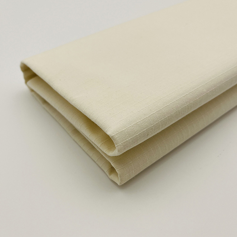 Picture of In-Stock Polyester-Cotton Canvas Plaid 0.6*0.6 Tent Fabric Blended Base Fabric 265g Polyester-Cotton White Base Fabric Customizable