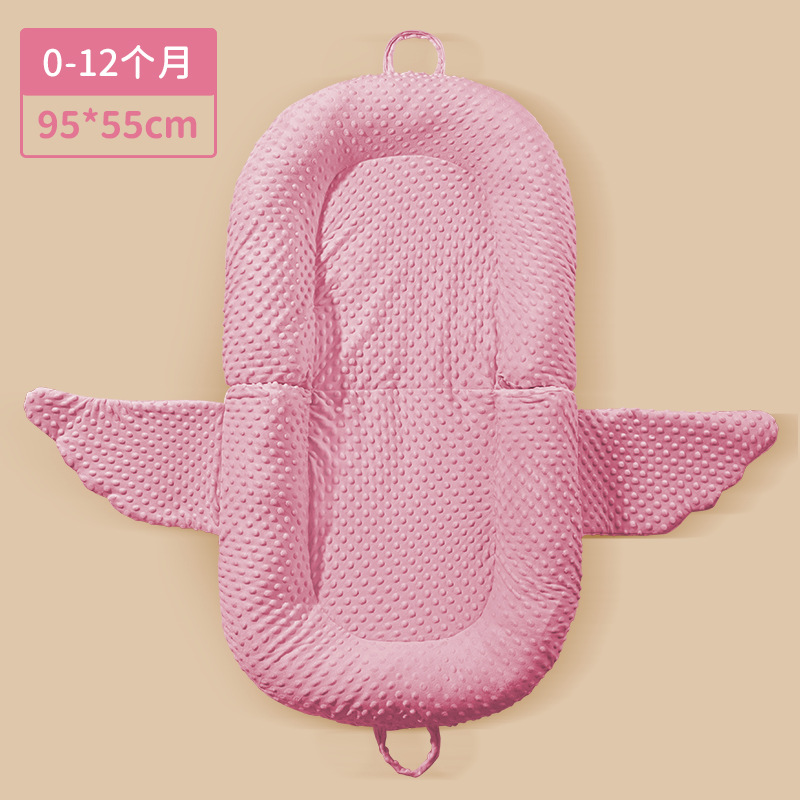 Picture of Newborn Baby Anti-startling Landing Wake-up Sleeping Mat Spitting Milk Sloping Mat Bed Bed Crib Comfort Sleeping Artifact Bed