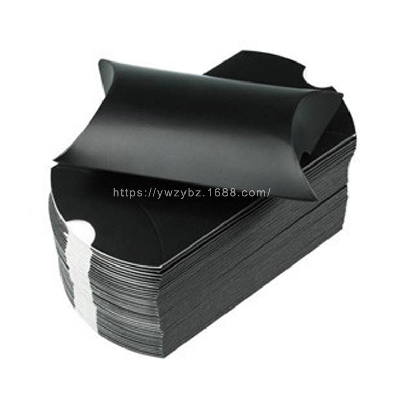 Picture of Cross-Border Spot Wholesale Wedding Paper Folding Wedding Candy Box Candy Color Pillow-Shaped Wedding Candy Box Pillow Box