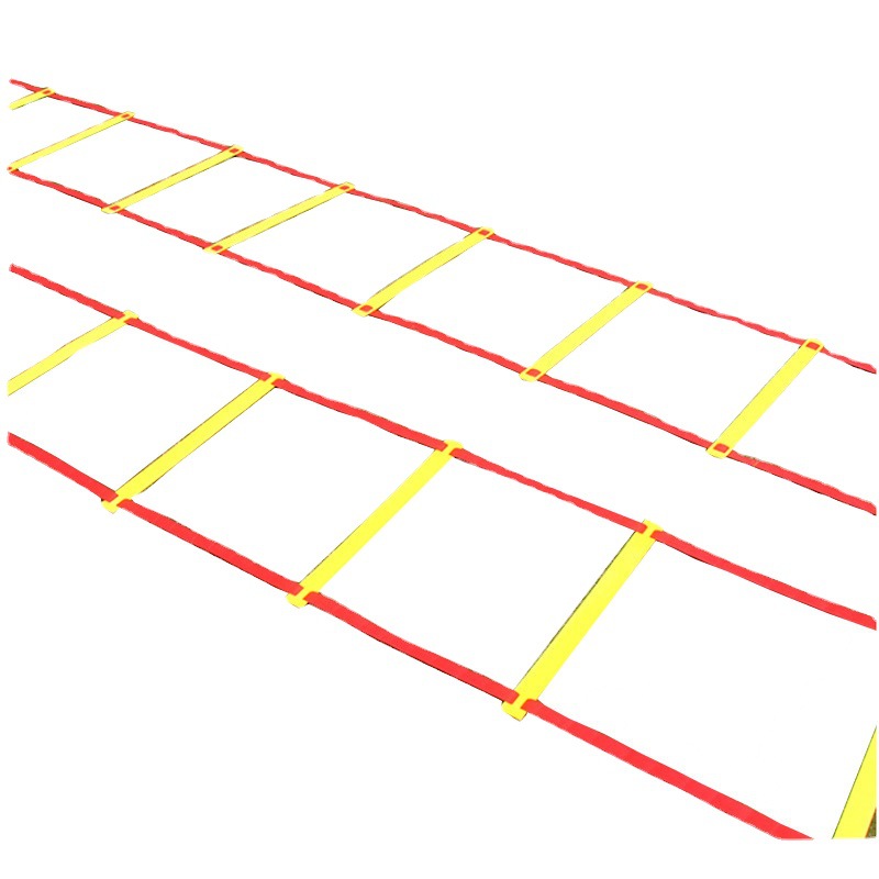 Picture of Foot Ball Equipment Rope Ladder Soft Ladder Basketball Plaid Ladder Toddler Pace Fitness Kidsren's Physical Coordination Agility Ladder Non-Slip